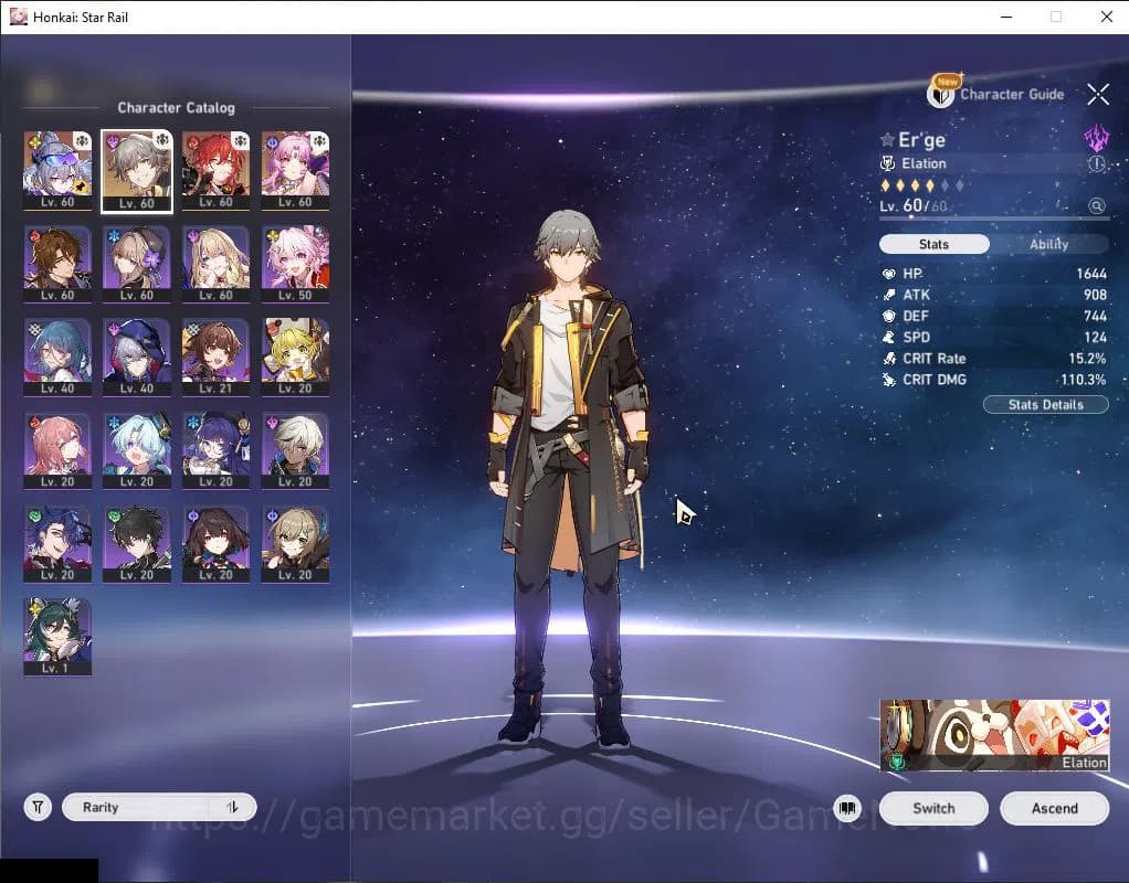 Honkai Star Rail Accounts ASIA|TL 47|8,2K SJ+1 Golden Companion+12 RSP|1 Lim image 11