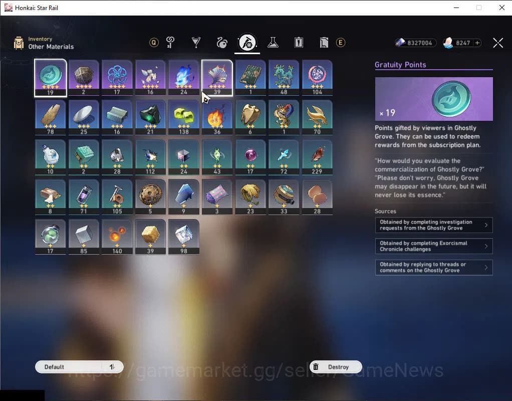 Honkai Star Rail Accounts ASIA|TL 47|8,2K SJ+1 Golden Companion+12 RSP|1 Lim image 7