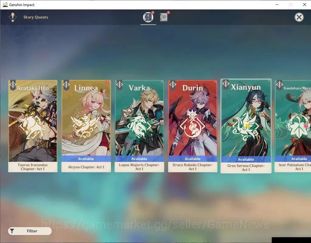 Genshin Impact Accounts ASIA|AR 54|2 Limited +22(*4Character)|FlinsC1,Chas image 12