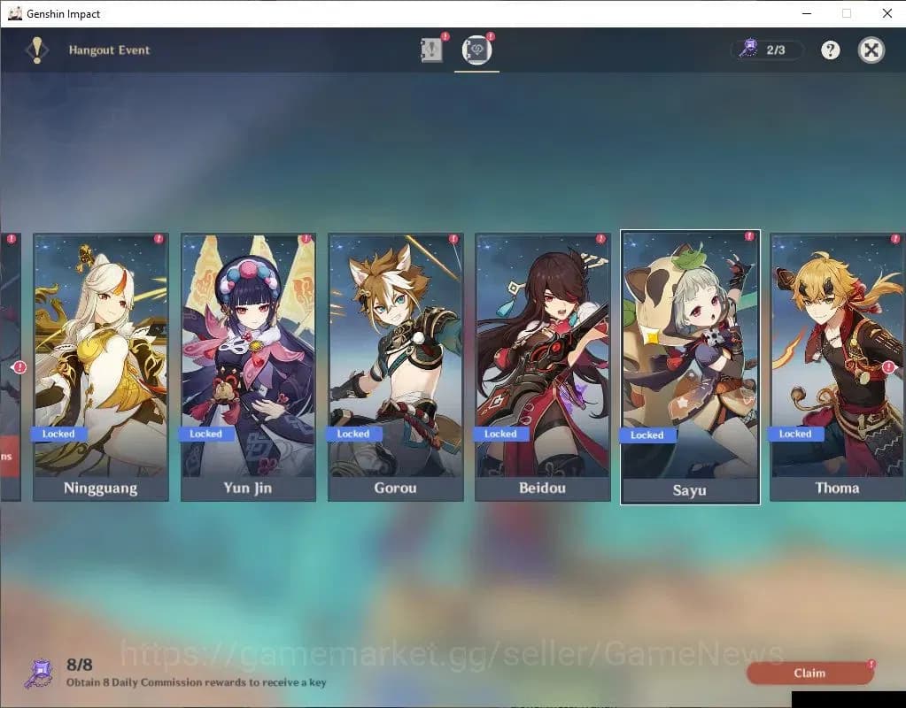 Genshin Impact Accounts ASIA|AR 54|2 Limited +22(*4Character)|FlinsC1,Chas image 13