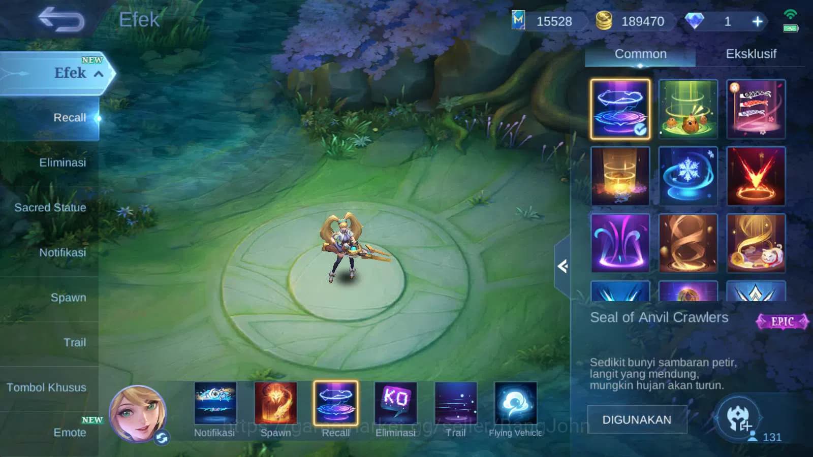 Mobile Legends: Bang Bang Accounts Hero 131 | skin 571 | legend franco | legend valir image 16