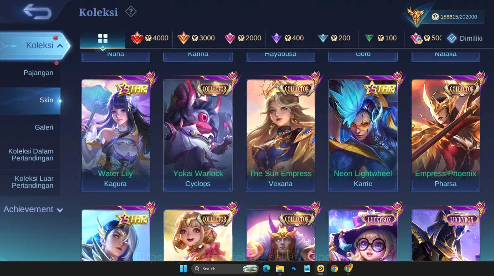 Mobile Legends: Bang Bang Accounts Hero 131 | skin 571 | legend franco | legend valir image 7