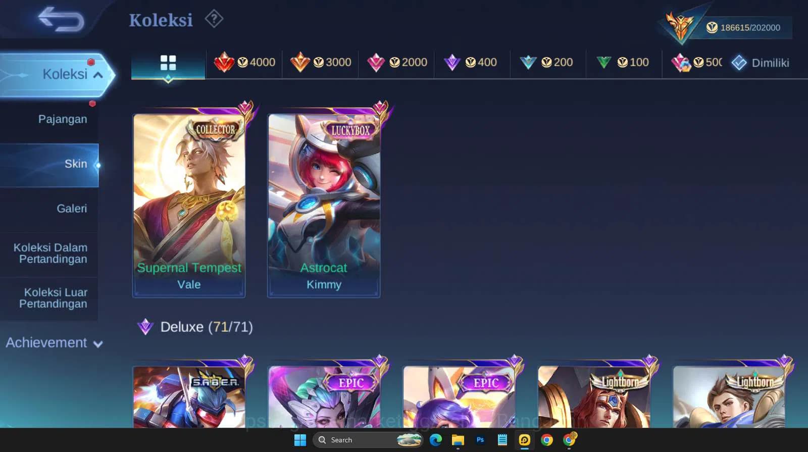 Mobile Legends: Bang Bang Accounts Hero 131 | skin 571 | legend franco | legend valir image 9