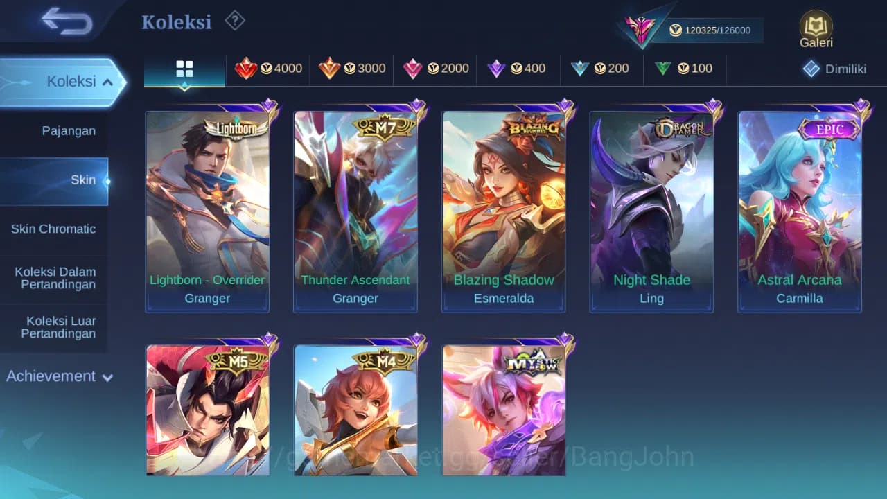 Mobile Legends: Bang Bang Accounts Hero 131 Skin 287 | Spring Miya | Vessel Clint, Be image 10