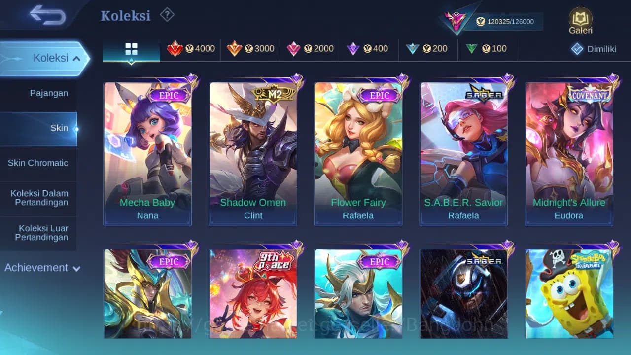 Mobile Legends: Bang Bang Accounts Hero 131 Skin 287 | Spring Miya | Vessel Clint, Be image 7