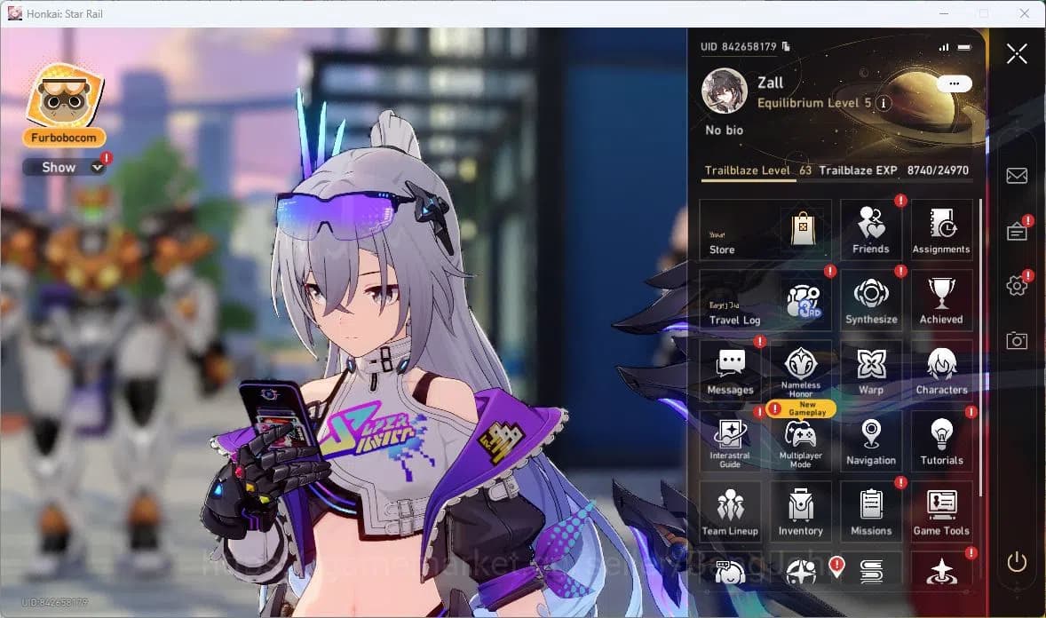 Honkai Star Rail Accounts ASIA | TL 63 | 8 LIMIT | YAO GUANG | SPARXIE | DAN image 1