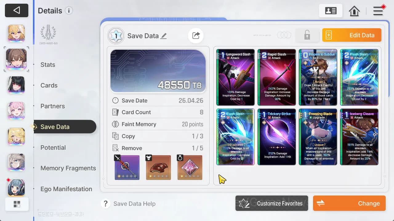 Chaos Zero Nightmare Accounts GLOBAL Lv47|8,7K Crystal|6 SSR[Diana,Yuki,Rin,Orle image 13
