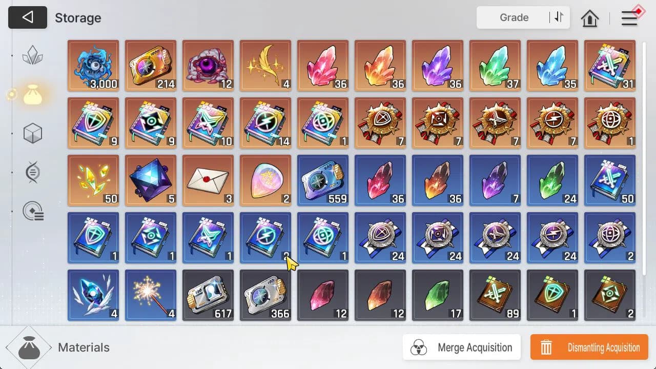 Chaos Zero Nightmare Accounts GLOBAL Lv47|8,7K Crystal|6 SSR[Diana,Yuki,Rin,Orle image 8