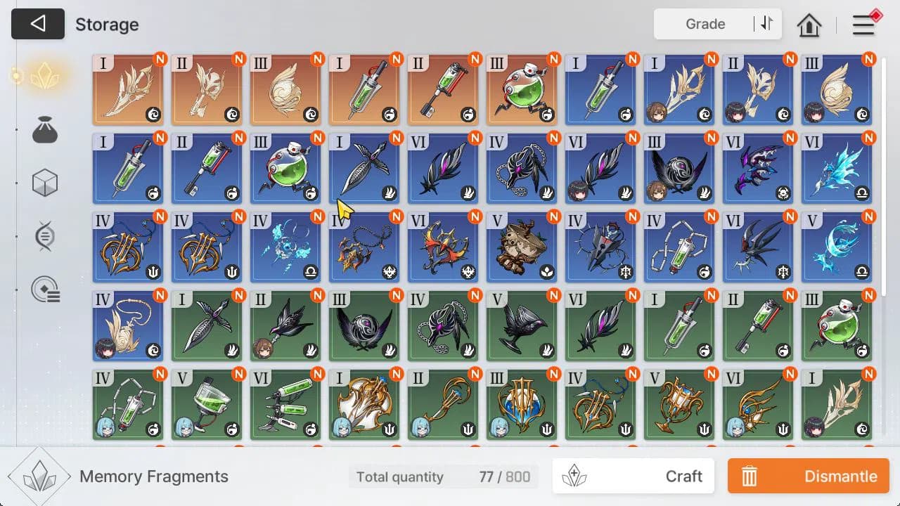 Chaos Zero Nightmare Accounts GLOBAL Lv47|8,7K Crystal|6 SSR[Diana,Yuki,Rin,Orle image 9