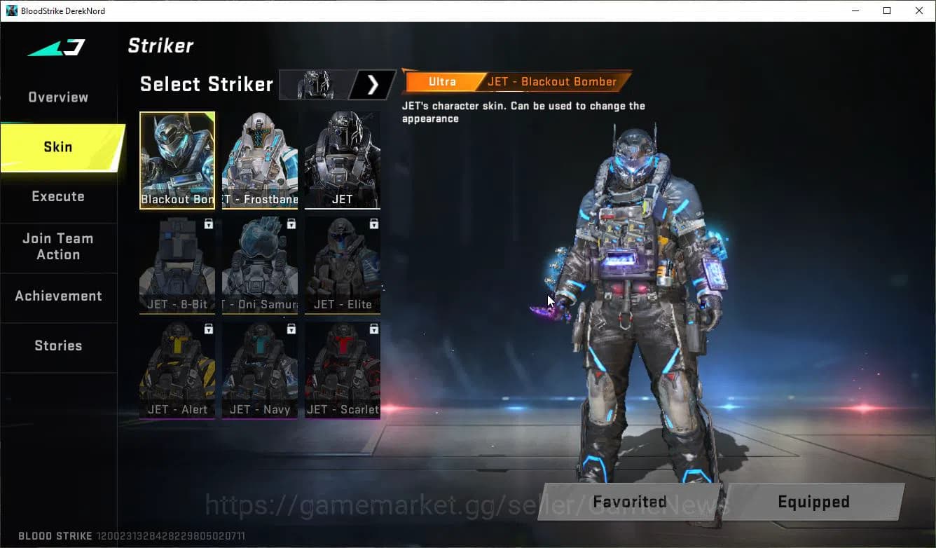 Blood Strike Accounts ASIA|3 ULTRA[JET-BlackoutBomber,MELEE-Butterfly Kn image 18