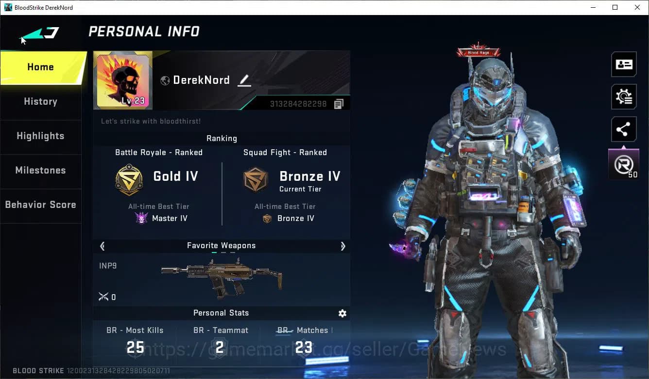 Blood Strike Accounts ASIA|3 ULTRA[JET-BlackoutBomber,MELEE-Butterfly Kn image 19