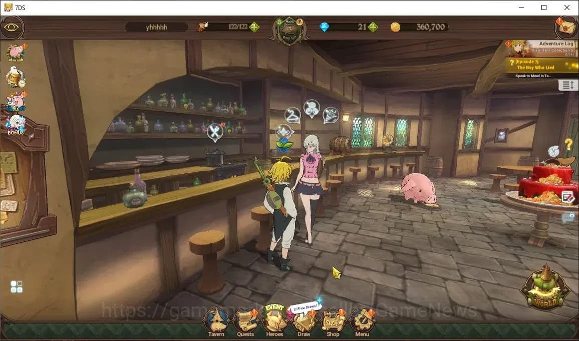 The Seven Deadly Sins: Grand Cross Accounts Global|117K CC|Chapter 1|1 UR + Collab ReZero| Col image 1