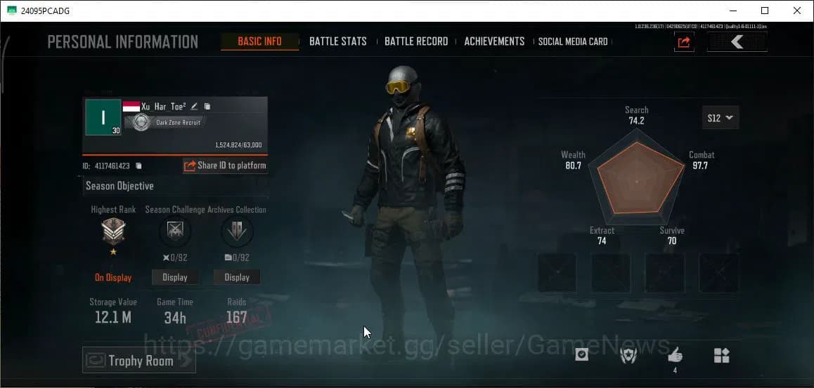 Arena Breakout Accounts MOBILE Lv30|SV 12M|CV 10M|Decree VSS|Prismatic AK1 image 14