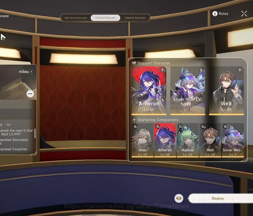 Honkai Star Rail Accounts Asia|TL 25|3 Limited|Silver Wolf LV.999,Acheron,Hu image 12