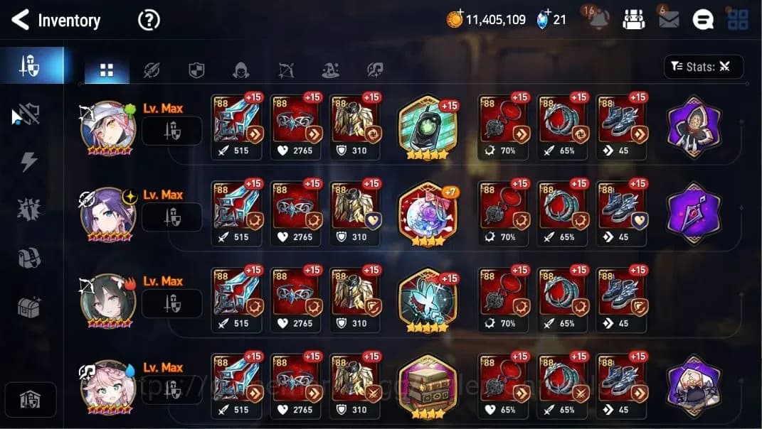 Epic Seven Accounts GLOBAL Unverif|NewEra|8 ML(LOT Scales,BArunka,BM H image 20
