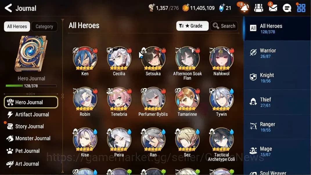 Epic Seven Accounts GLOBAL Unverif|NewEra|8 ML(LOT Scales,BArunka,BM H image 5