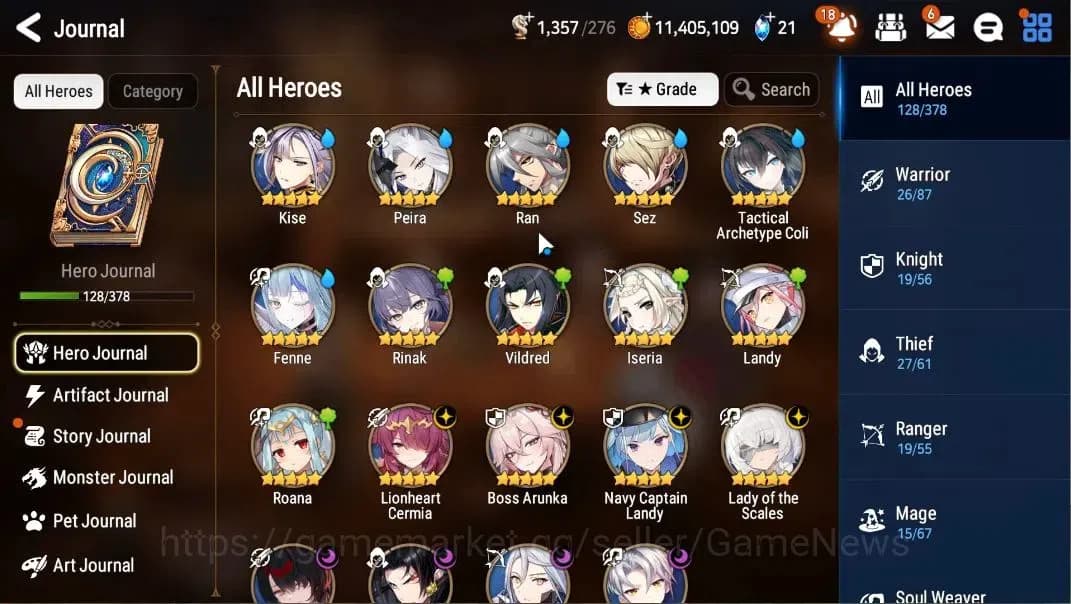Epic Seven Accounts GLOBAL Unverif|NewEra|8 ML(LOT Scales,BArunka,BM H image 6