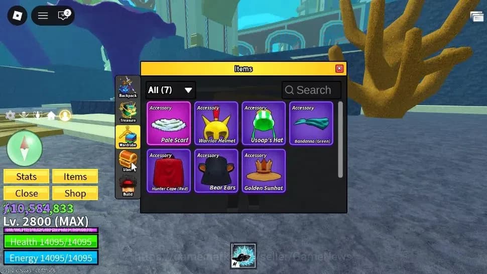 Roblox Accounts Blox Fruit|MAX Lv2800|Sharkman Karate|5M Beli 10k image 4