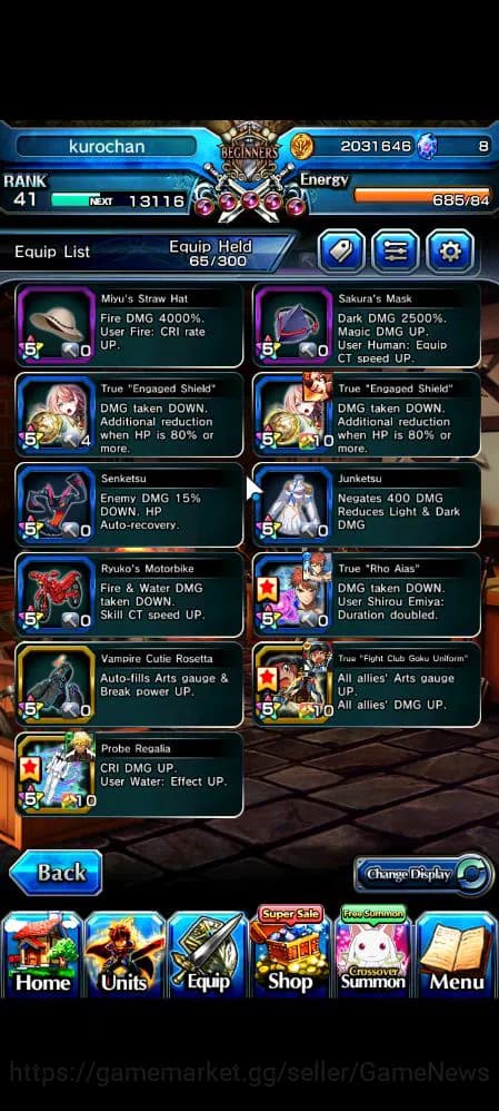 Grand Summoners Accounts Global|Rank 41|42 RGB|18 Ascend|EmiyaTW,ChloeTW,Su image 11