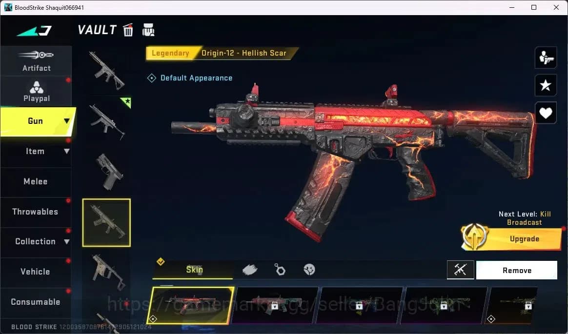 Blood Strike Accounts ASIA | Collab AK47-Sacred Axe Rhitta | 3 Legendary image 14