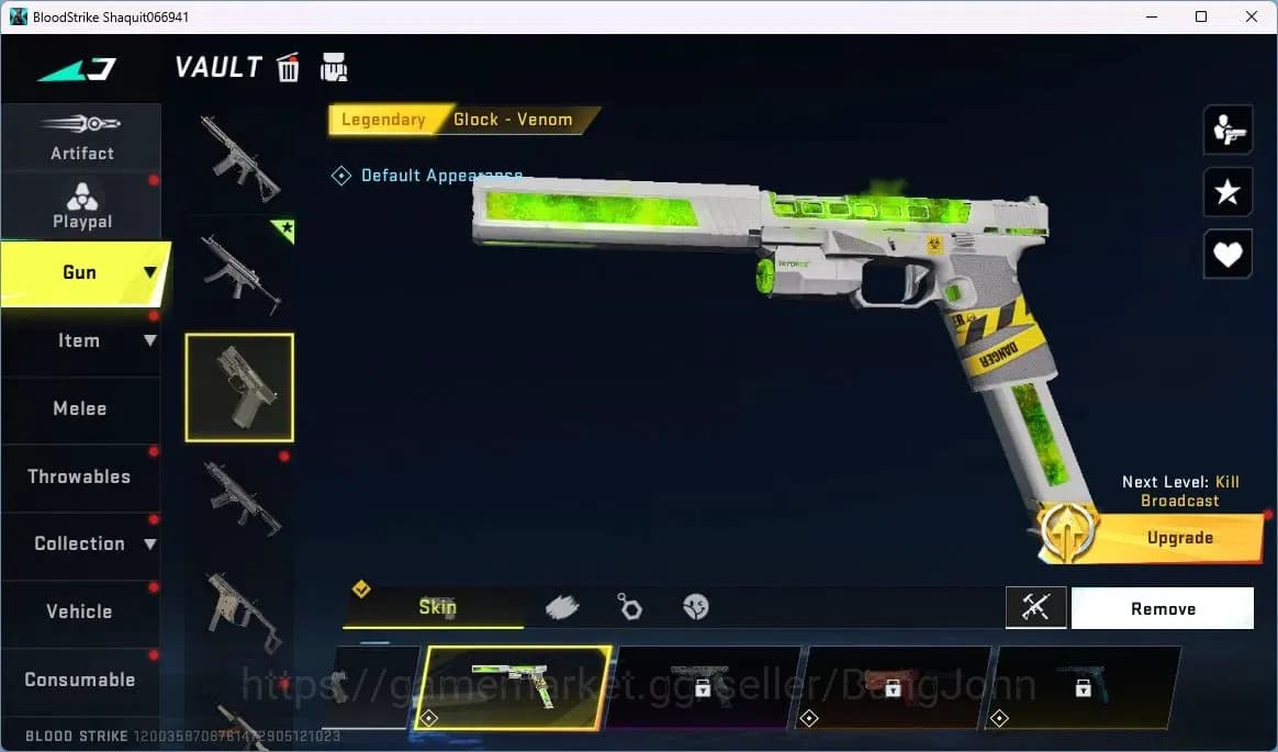 Blood Strike Accounts ASIA | Collab AK47-Sacred Axe Rhitta | 3 Legendary image 15