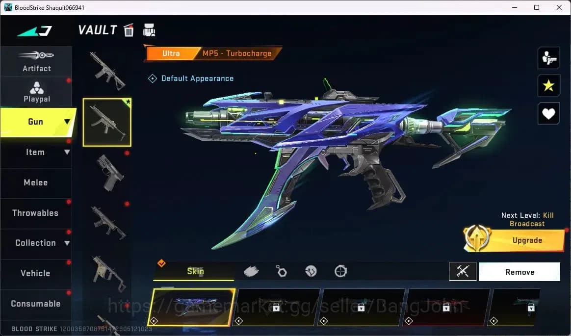 Blood Strike Accounts ASIA | Collab AK47-Sacred Axe Rhitta | 3 Legendary image 16