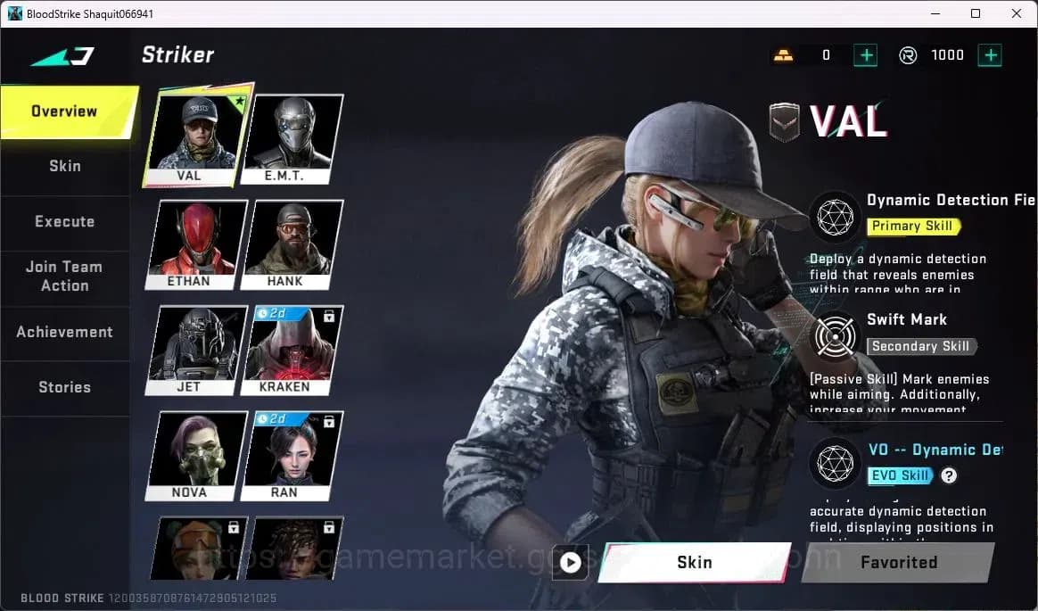 Blood Strike Accounts ASIA | Collab AK47-Sacred Axe Rhitta | 3 Legendary image 3