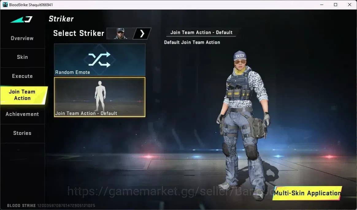 Blood Strike Accounts ASIA | Collab AK47-Sacred Axe Rhitta | 3 Legendary image 5