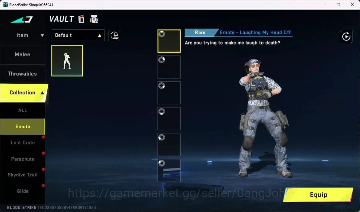 Blood Strike Accounts ASIA | Collab AK47-Sacred Axe Rhitta | 3 Legendary image 9