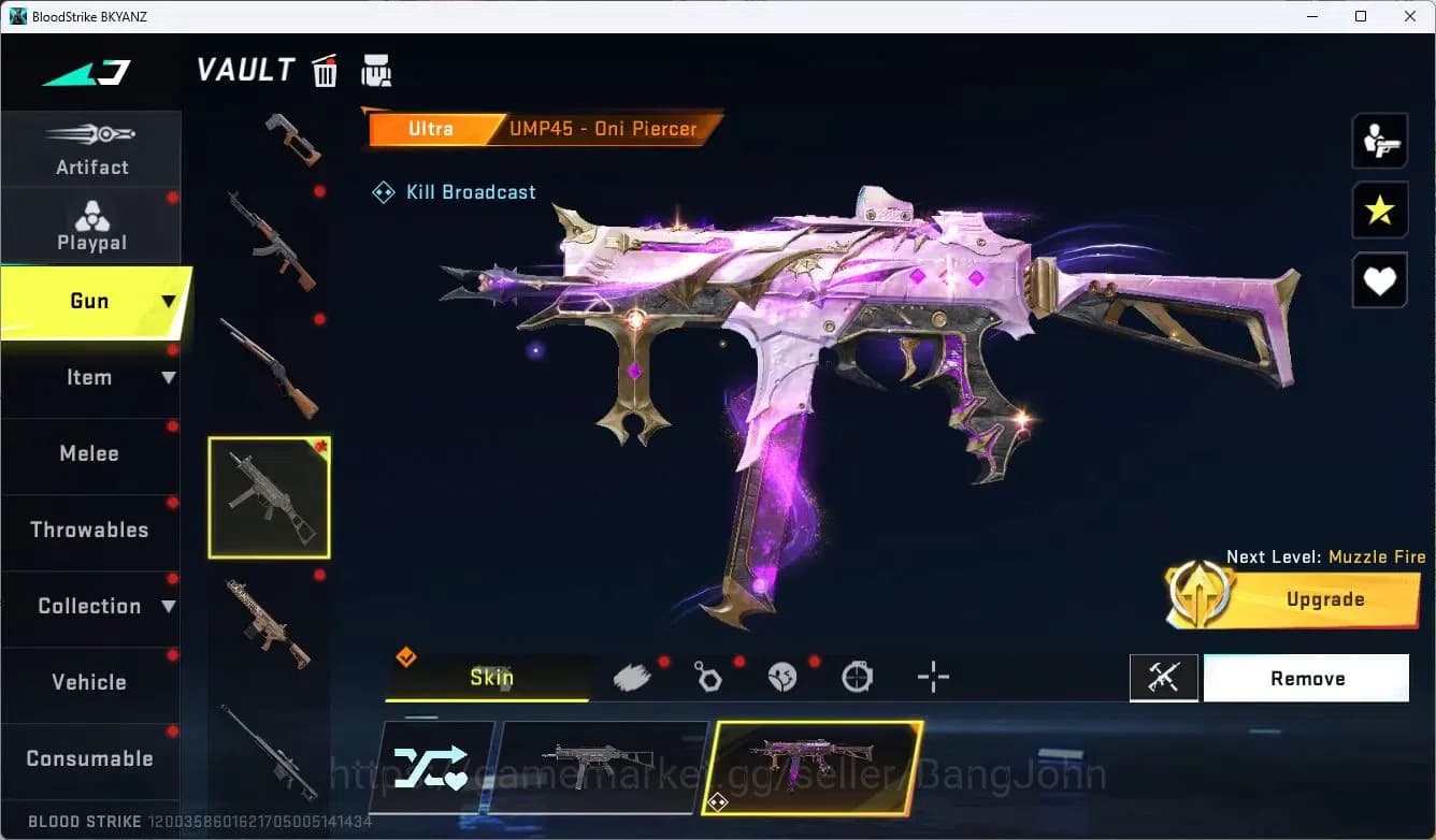 Blood Strike Accounts ASIA | EVO FAL-Evolved Draco | Collab FAL-Primal A image 13