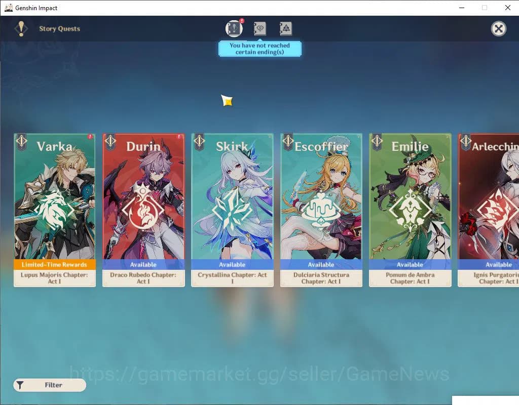Genshin Impact Accounts ASIA|AR 58|10 Limited +7(*5Weapon)|Neuvillate+Sig image 12