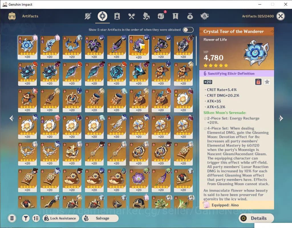 Genshin Impact Accounts ASIA|AR 58|10 Limited +7(*5Weapon)|Neuvillate+Sig image 6