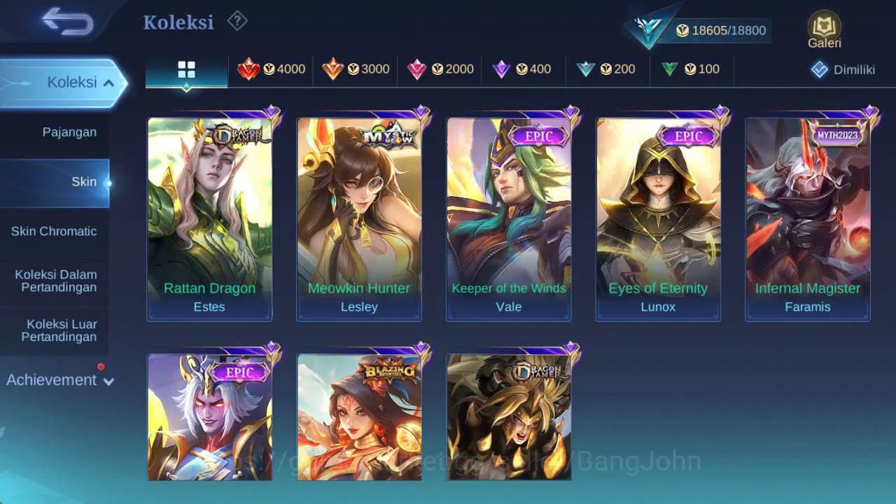 Mobile Legends: Bang Bang Accounts GLOBAL|Skin 100|hero69|Lborn TG, Saber(Layla,cyc,s image 7