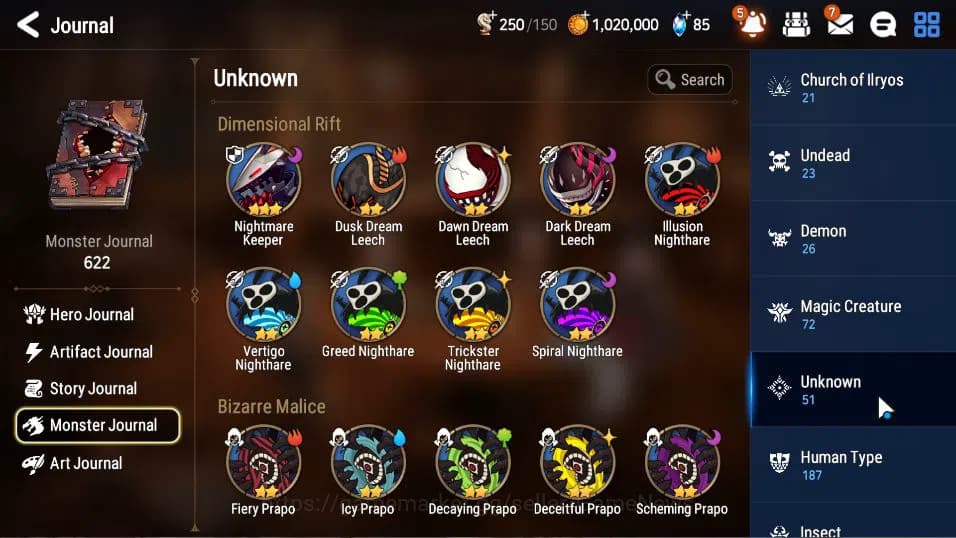 Epic Seven Accounts Global Unverif | Fresh Starter | Low Progress | 1 image 14