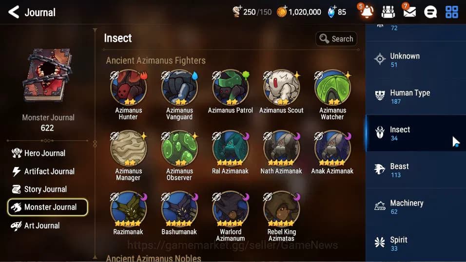 Epic Seven Accounts Global Unverif | Fresh Starter | Low Progress | 1 image 16