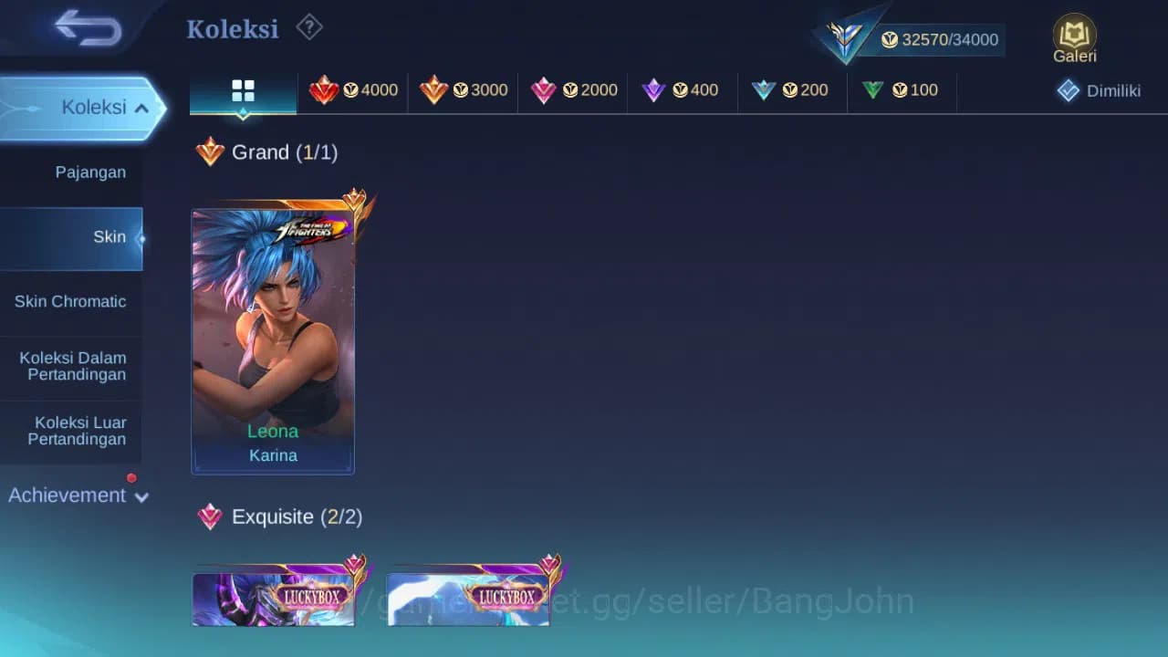 Mobile Legends: Bang Bang Accounts GLOBAL Hero 113 Skin 155 | Stunt Chou | Luckybox F image 1