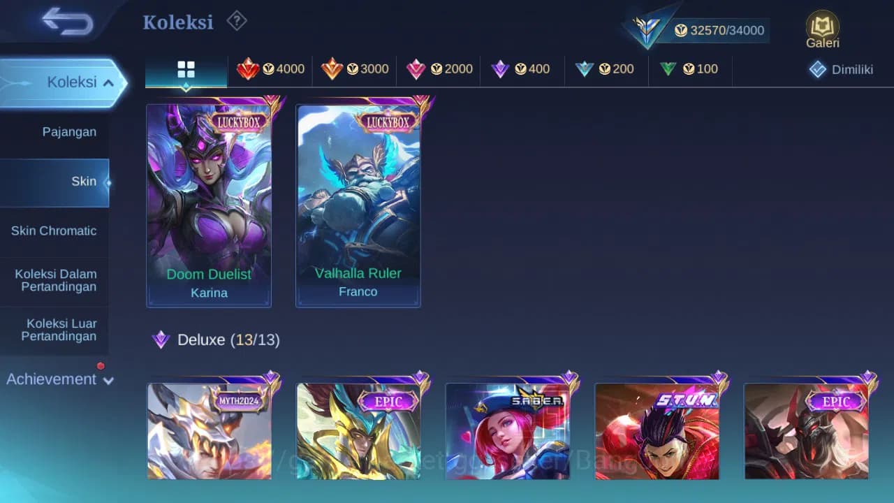 Mobile Legends: Bang Bang Accounts GLOBAL Hero 113 Skin 155 | Stunt Chou | Luckybox F image 2