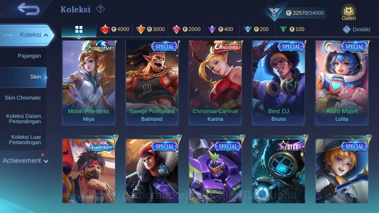 Mobile Legends: Bang Bang Accounts GLOBAL Hero 113 Skin 155 | Stunt Chou | Luckybox F image 5