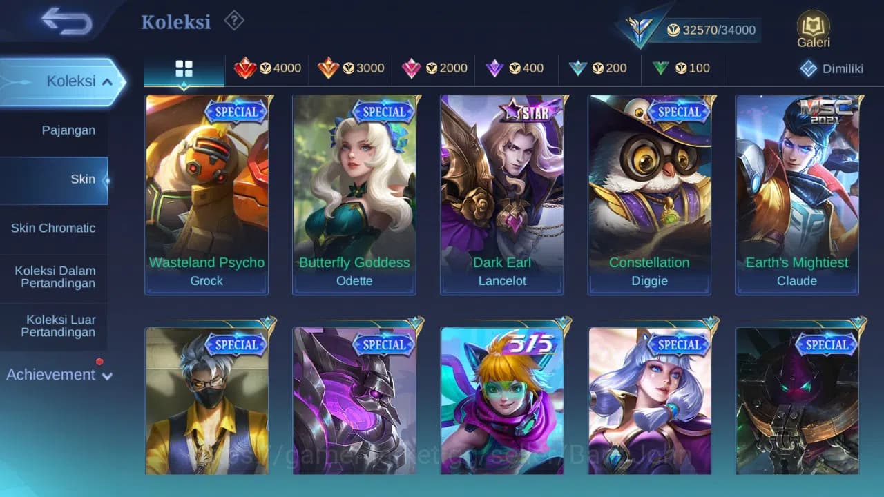 Mobile Legends: Bang Bang Accounts GLOBAL Hero 113 Skin 155 | Stunt Chou | Luckybox F image 6
