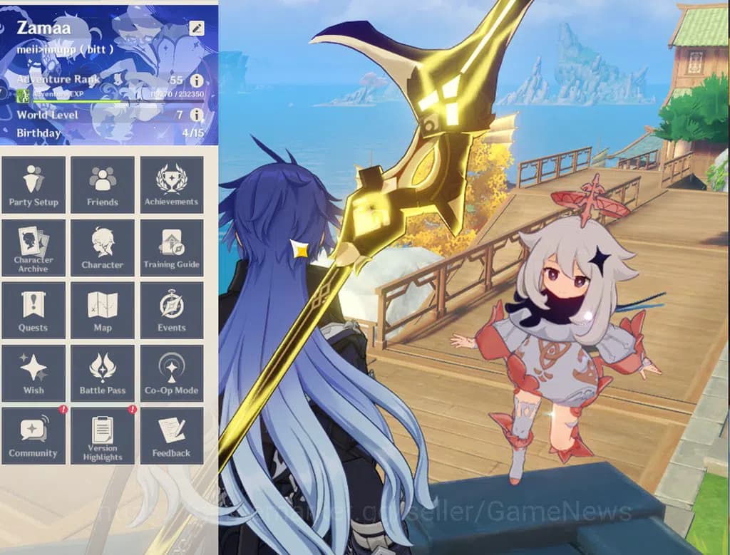 Genshin Impact Accounts ASIA|AR55|8Limited+2(*5Weapon)|Flins,Lauma,Wandere image 1