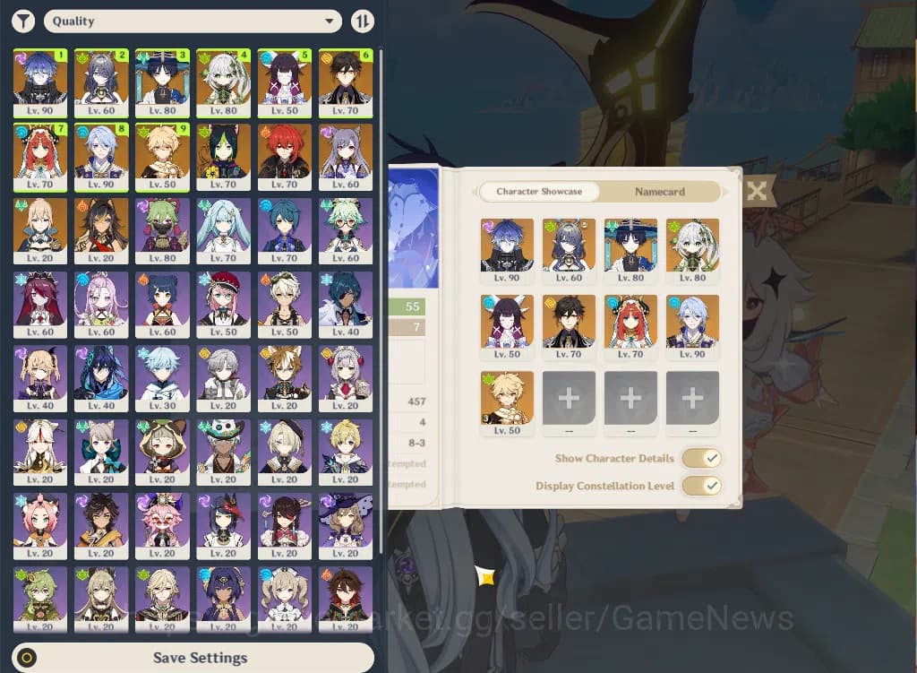 Genshin Impact Accounts ASIA|AR55|8Limited+2(*5Weapon)|Flins,Lauma,Wandere image 16