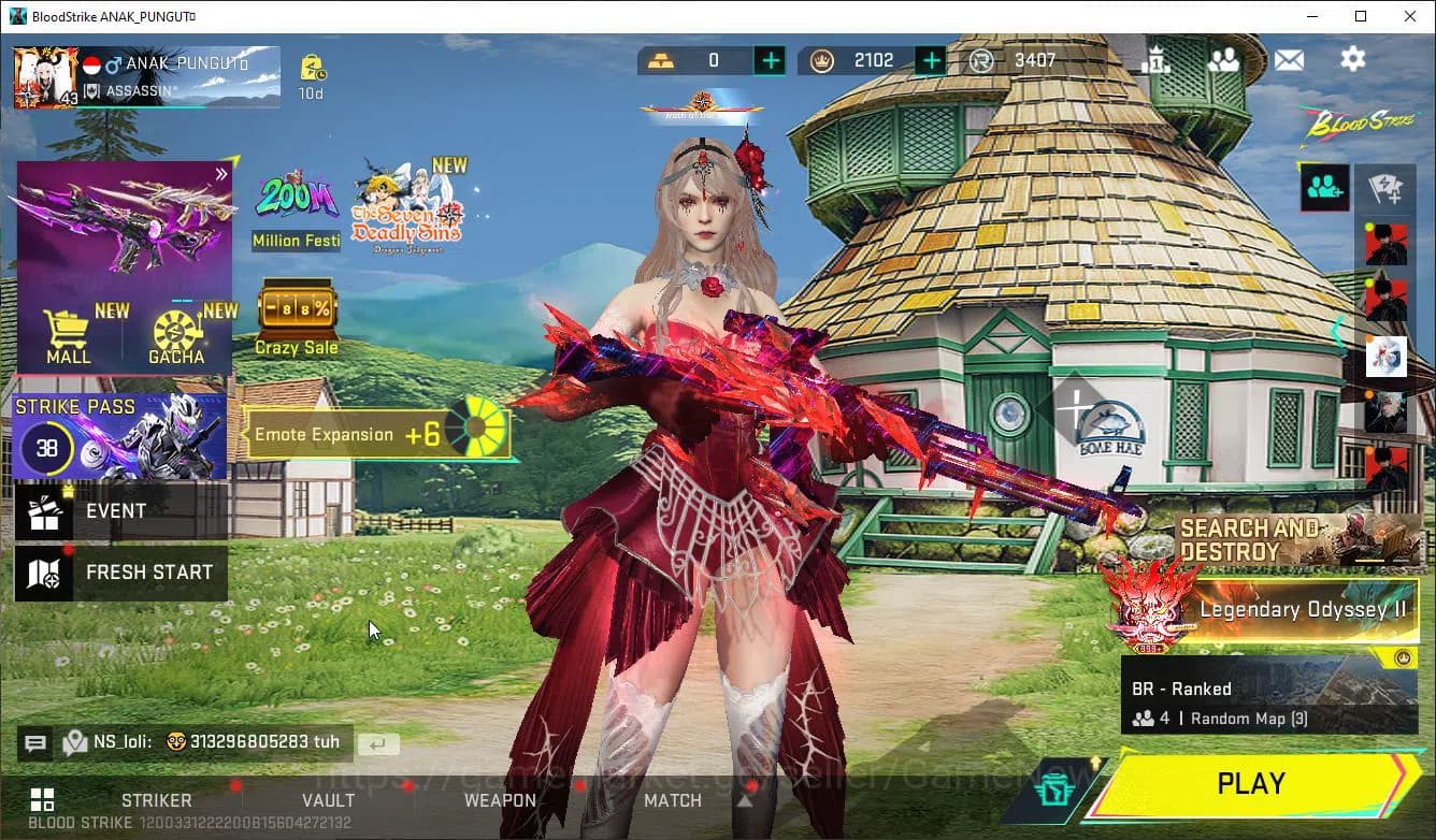 Blood Strike Accounts ASIA|Colab 7DS(Kar98k,QBZ95)+5 ULTRA(Nova,Ethan,De image 1