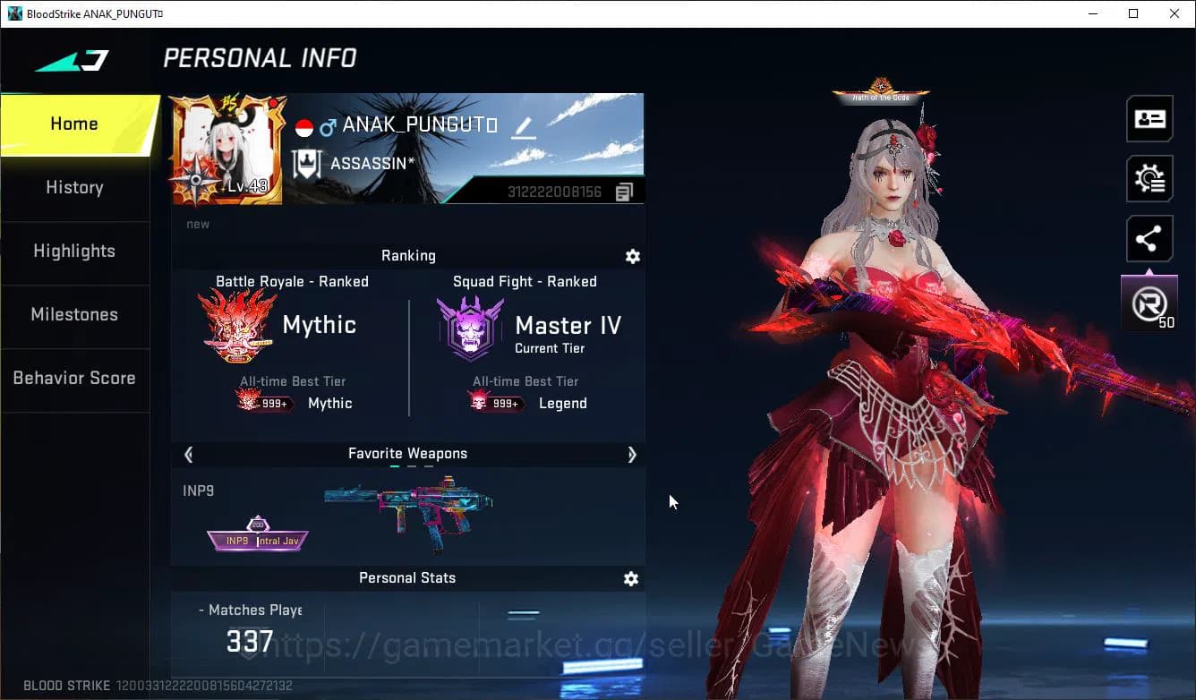 Blood Strike Accounts ASIA|Colab 7DS(Kar98k,QBZ95)+5 ULTRA(Nova,Ethan,De image 2