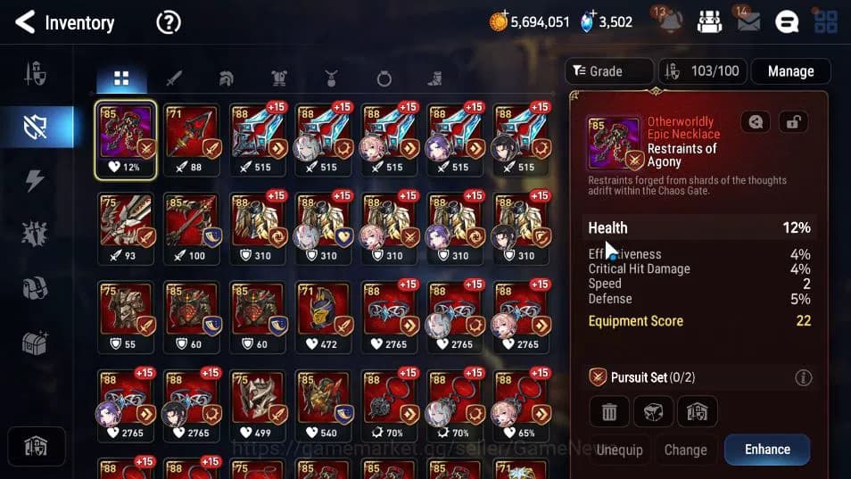 Epic Seven Accounts GLOBAL Unverif|New Era|3 ML(NM LUNA,Empreyan Ilyna image 13