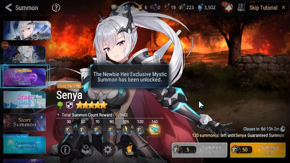 Epic Seven Accounts GLOBAL Unverif|New Era|3 ML(NM LUNA,Empreyan Ilyna image 17