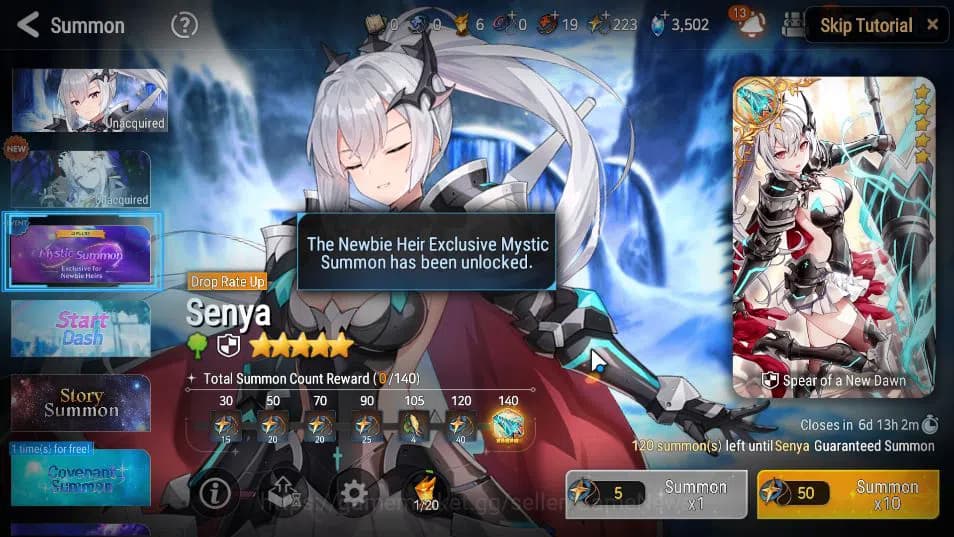 Epic Seven Accounts GLOBAL Unverif|New Era|3 ML(NM LUNA,Empreyan Ilyna image 18