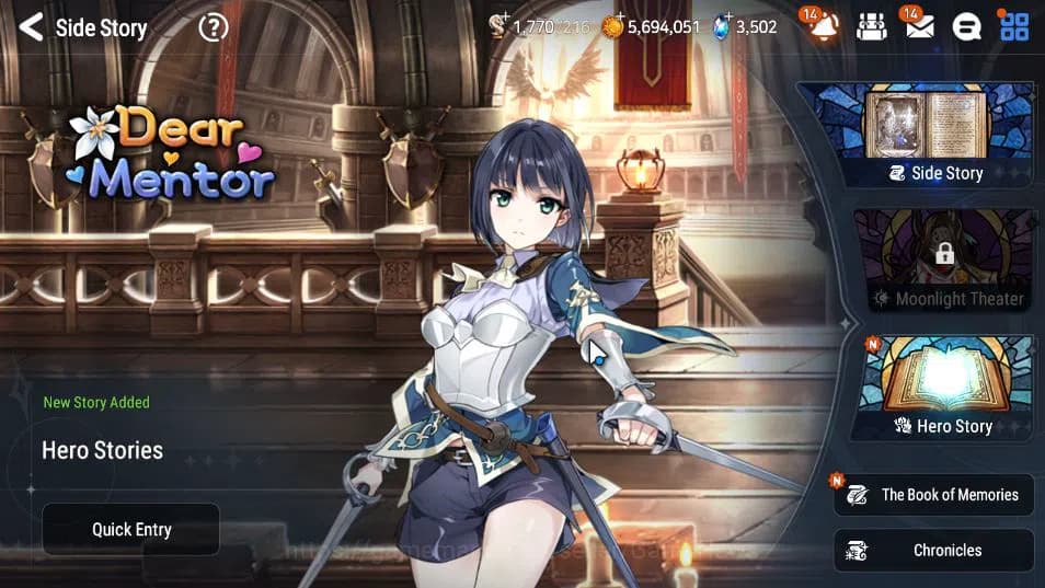 Epic Seven Accounts GLOBAL Unverif|New Era|3 ML(NM LUNA,Empreyan Ilyna image 20