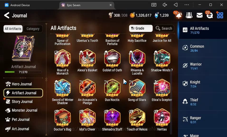 Epic Seven Accounts GLOBAL Unverif|12 ML(Salome,BArunka,LOTScales,Ruel image 14