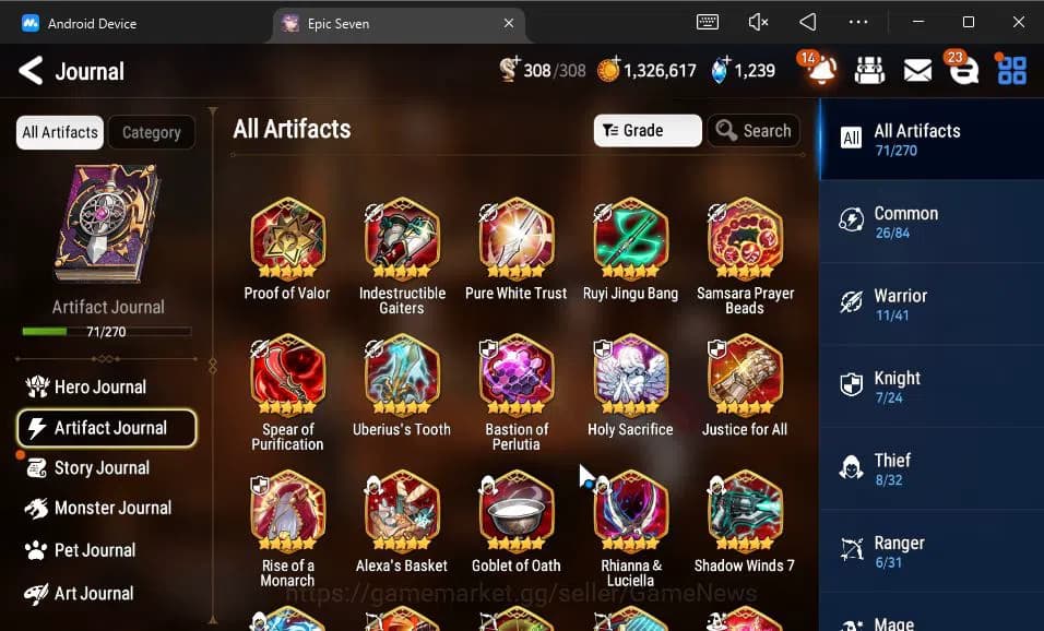 Epic Seven Accounts GLOBAL Unverif|12 ML(Salome,BArunka,LOTScales,Ruel image 15