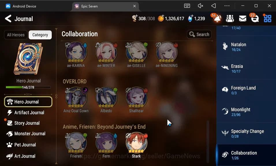 Epic Seven Accounts GLOBAL Unverif|12 ML(Salome,BArunka,LOTScales,Ruel image 19